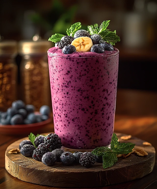 Banana Blueberry Smoothie