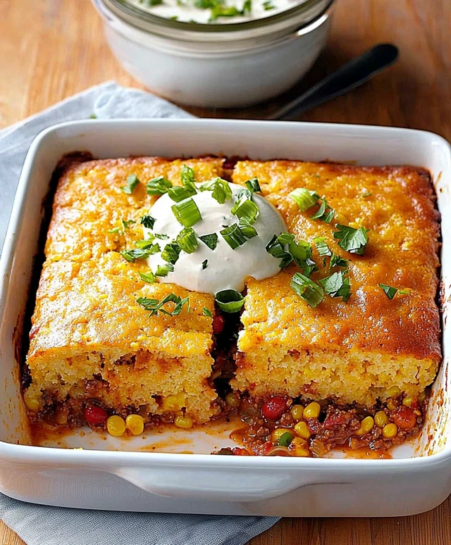 Chili Cornbread Casserole