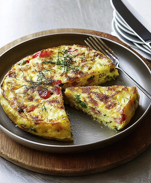 Spanish tortilla dish
