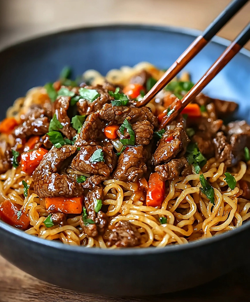 Hoisin Beef Noodles