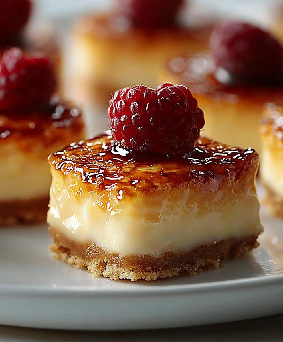 Mini Crème Brûlée Cheesecakes