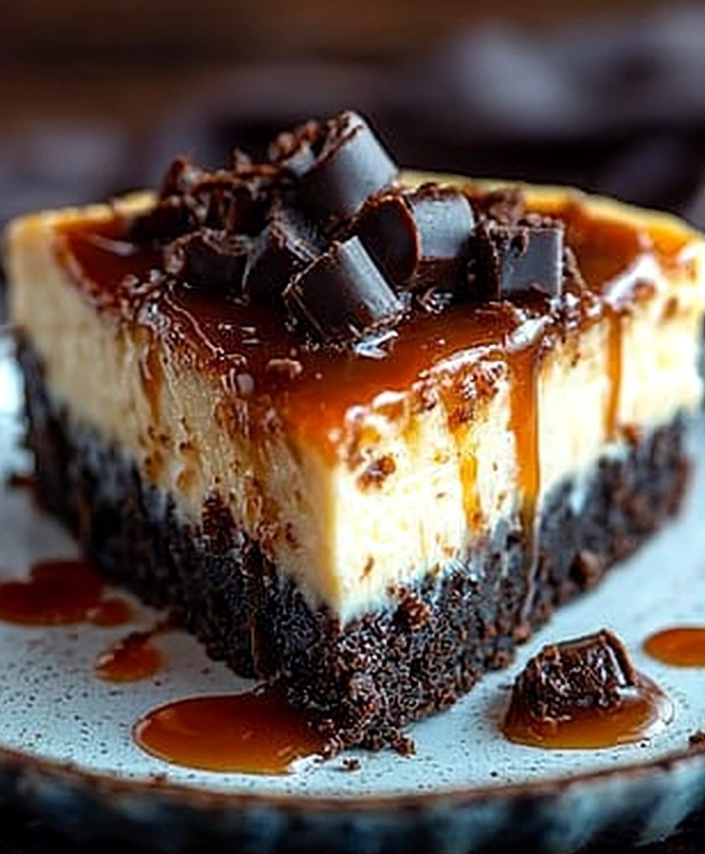 Caramel Brownie Cheesecake Delight