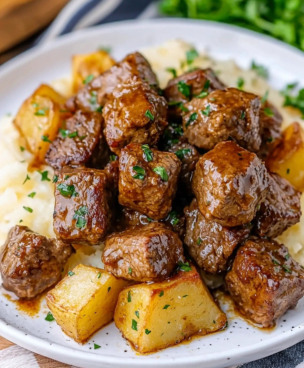 Garlic Butter Beef Bites
