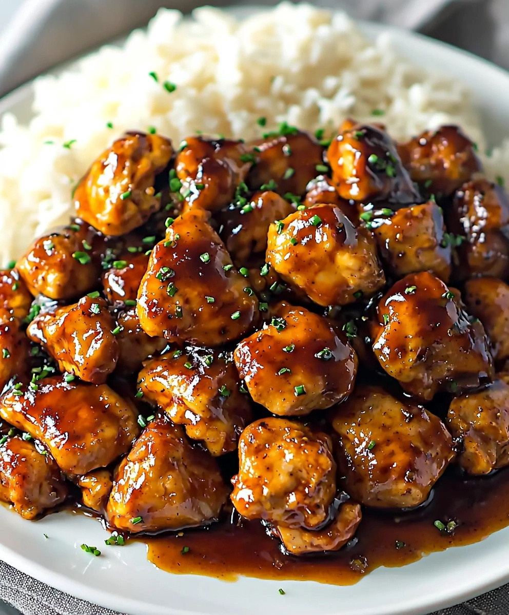 Bourbon Chicken Dinner