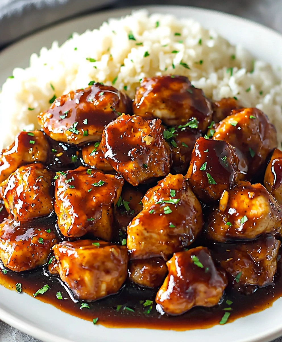 Bourbon Chicken Dinner