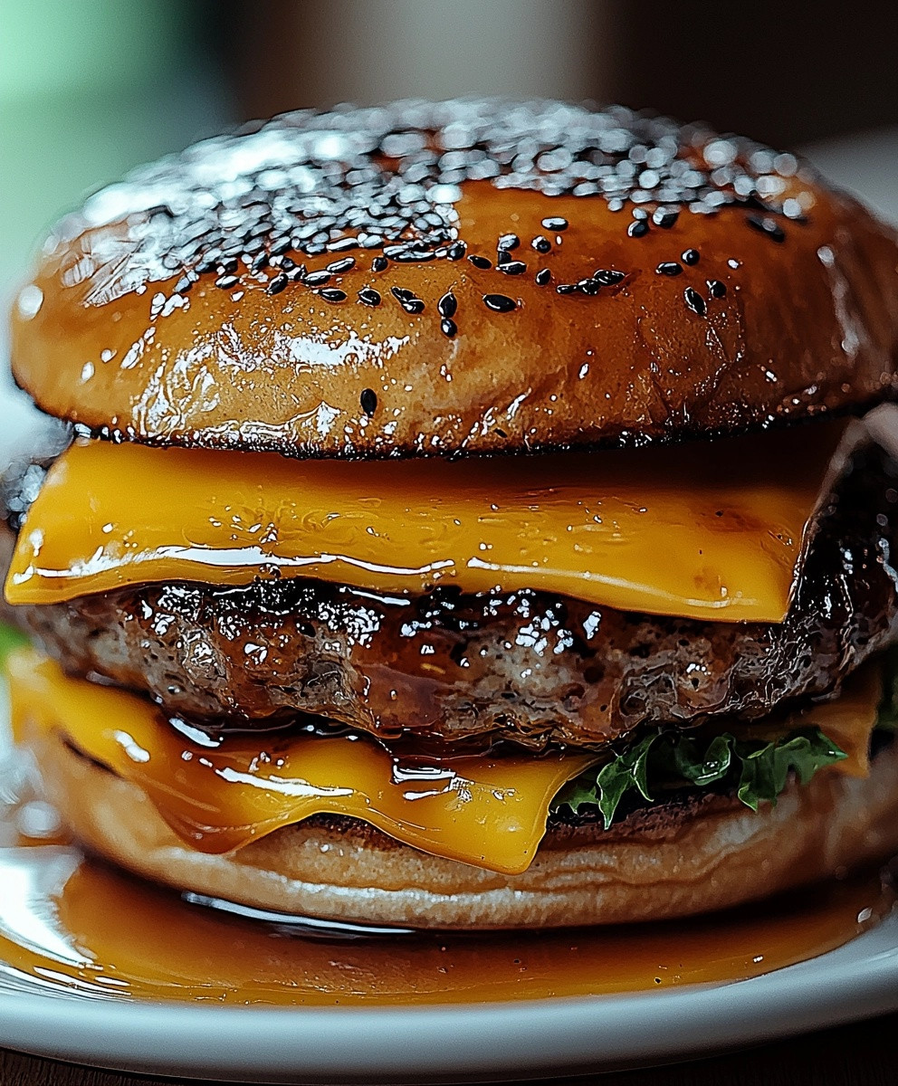 Teriyaki Parmesan Burgers