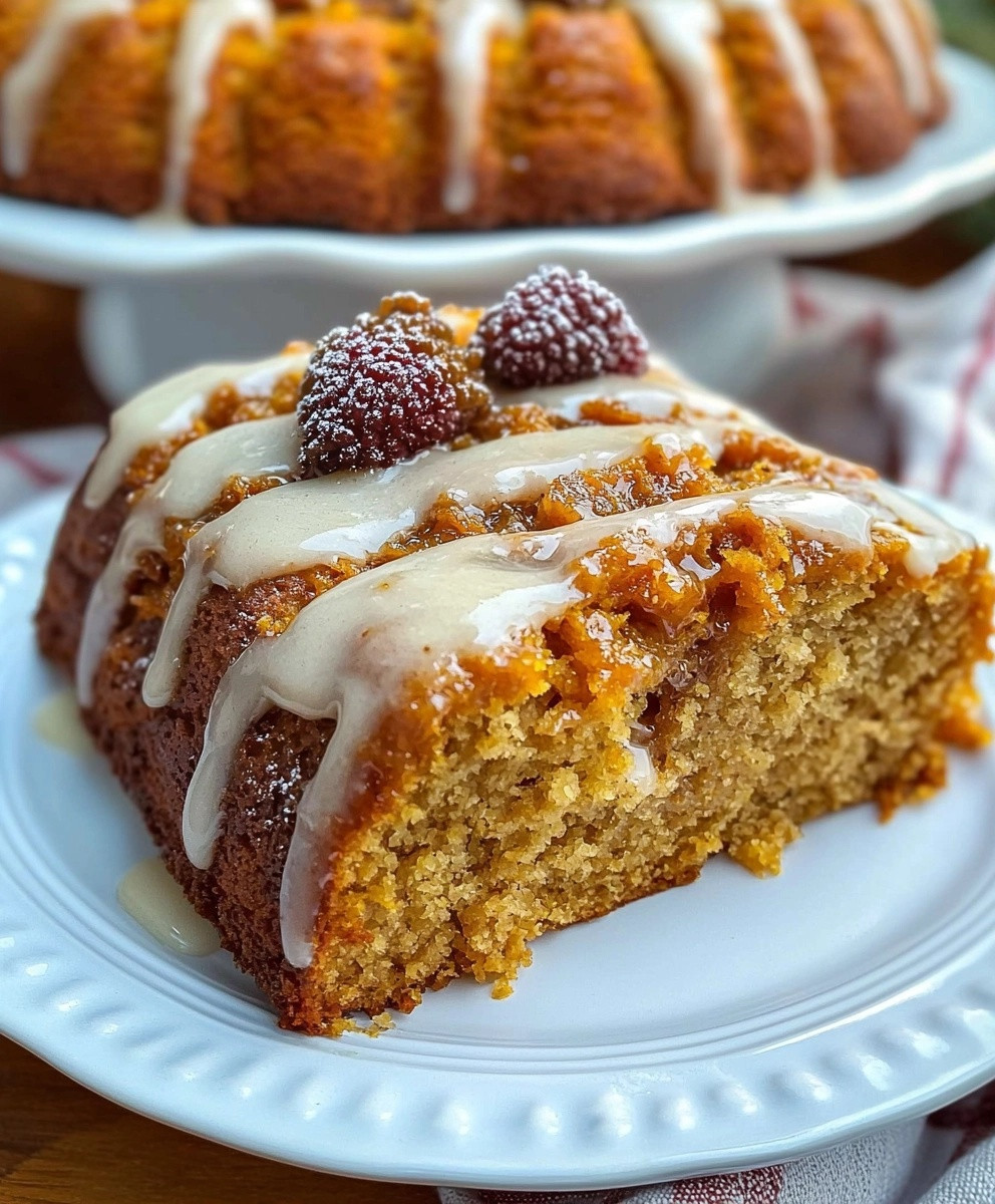 Sweet Potato Honeybun Cake