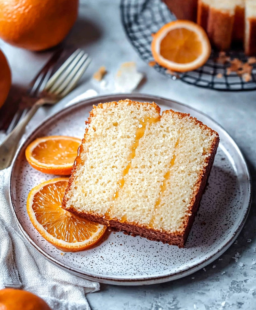 Easy Orange Drizzle Cake