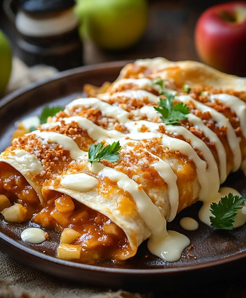 Apple Pie Enchiladas