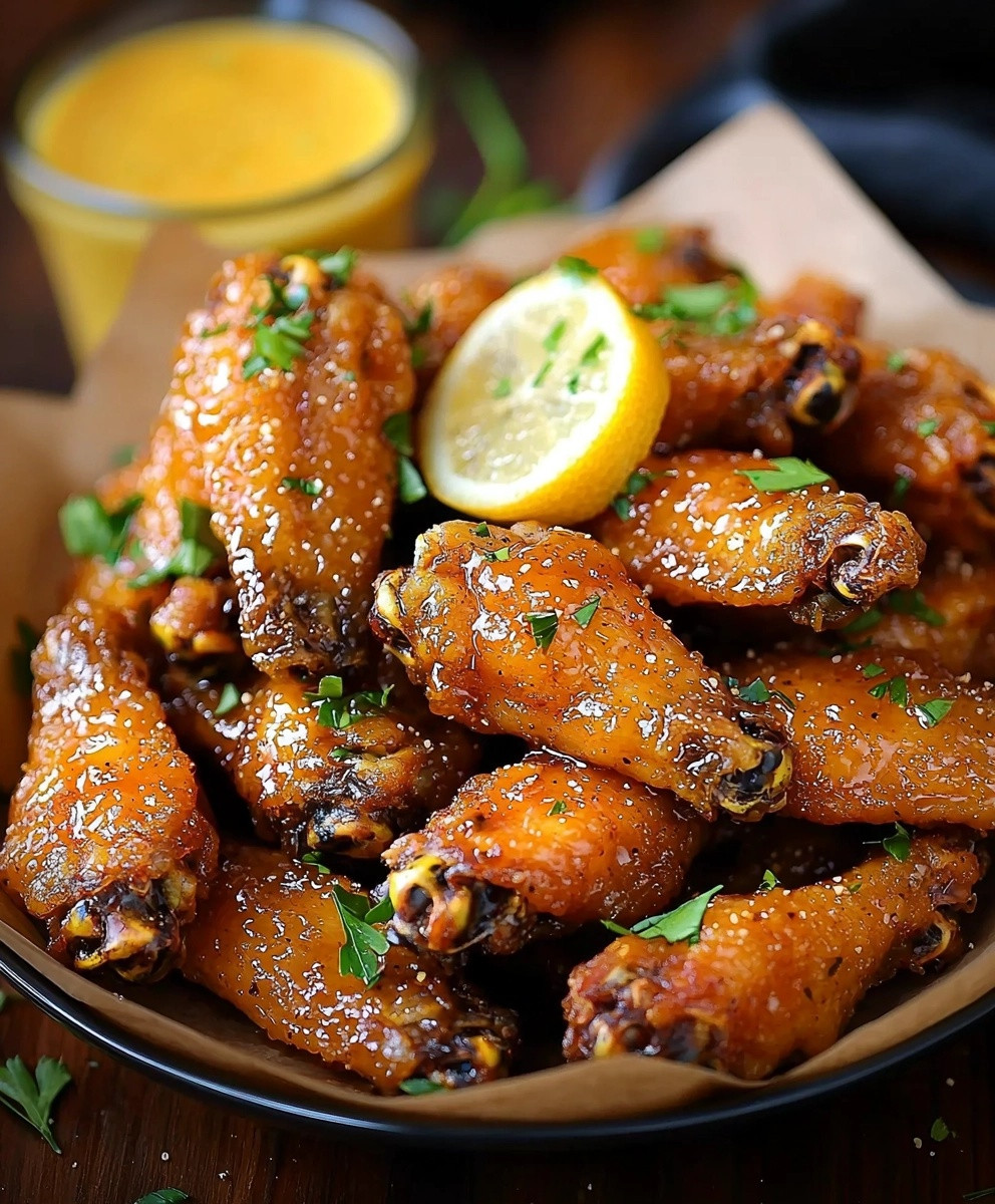 Honey Lemon Pepper Wings