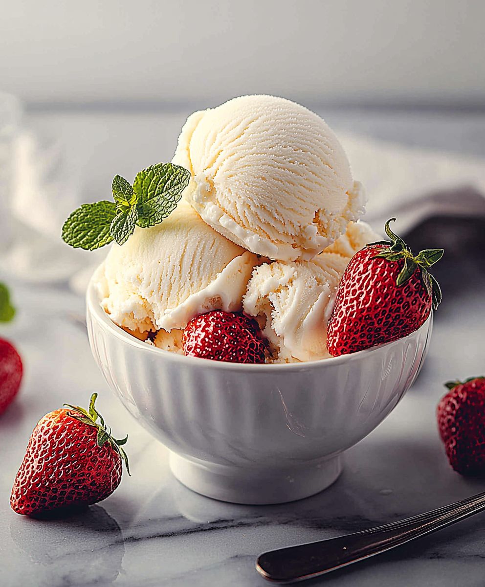 Vanilla ice cream homemade