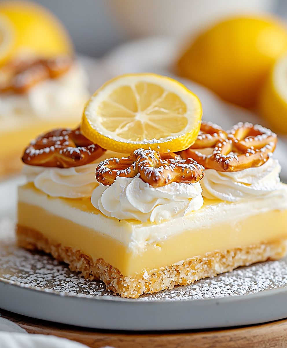 Lemon Pretzel Dessert