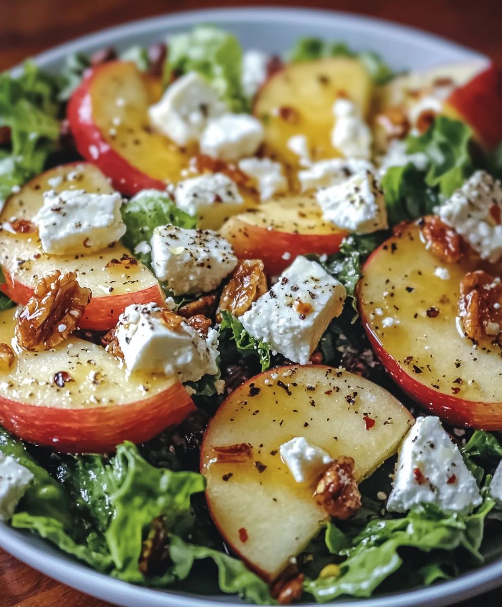 Apple feta salad