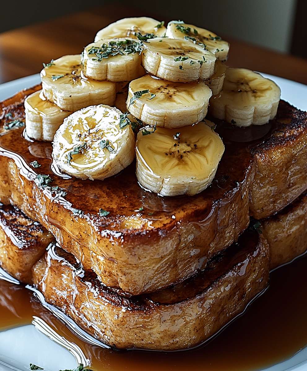 Caramelized Banana French Toast