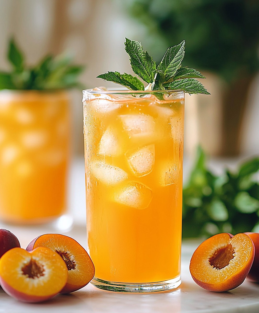 Apricot Lemonade Iced Tea