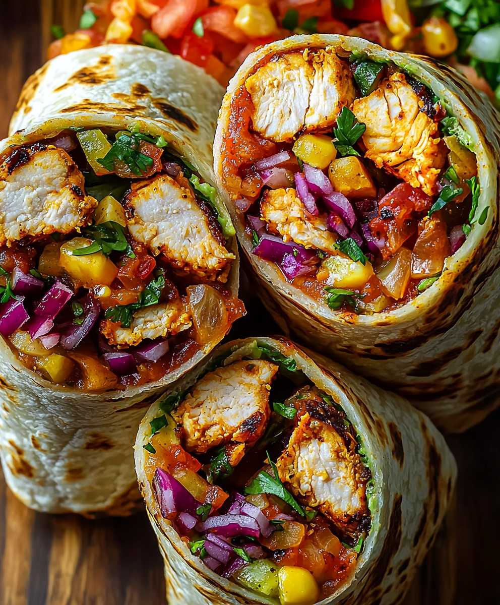 Southwest Chicken Wraps