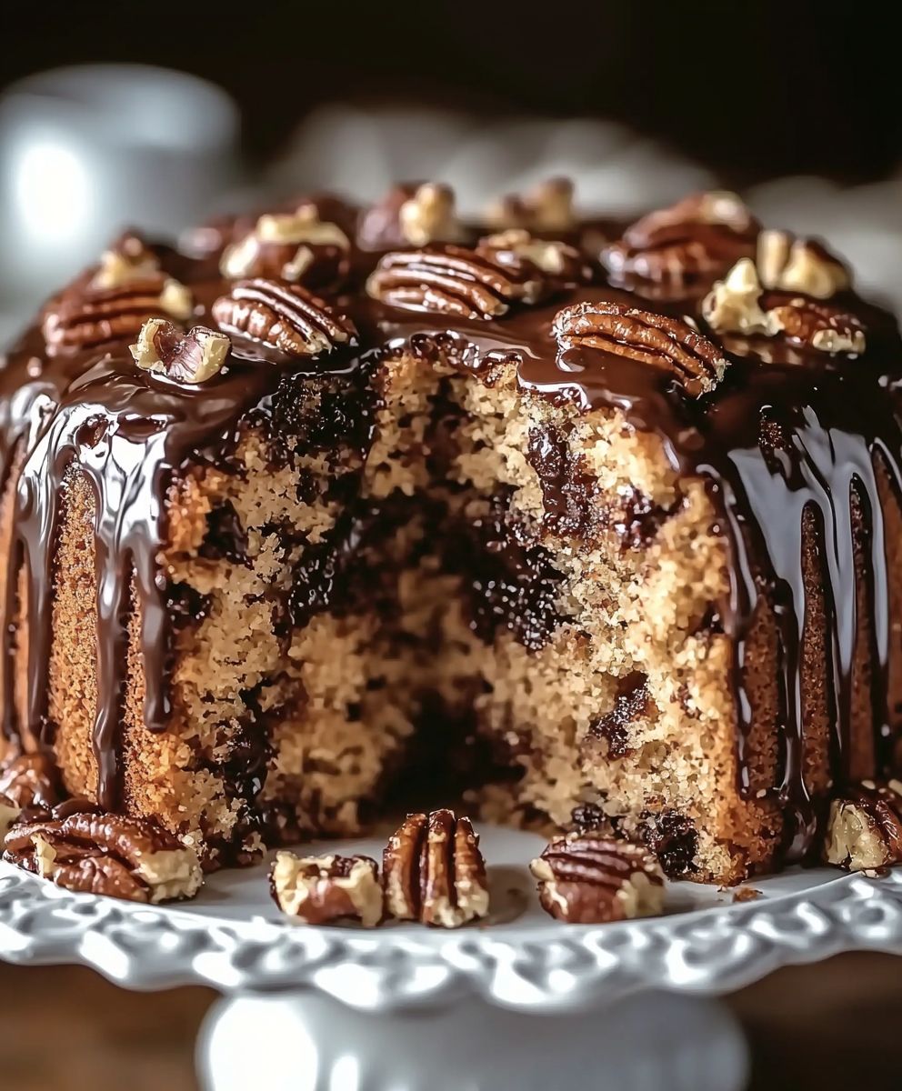 German Chocolate Pound Cake