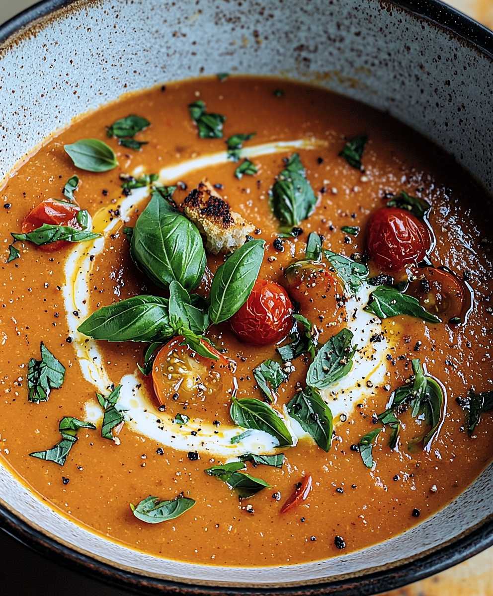 Vegan Tomato Basil Soup