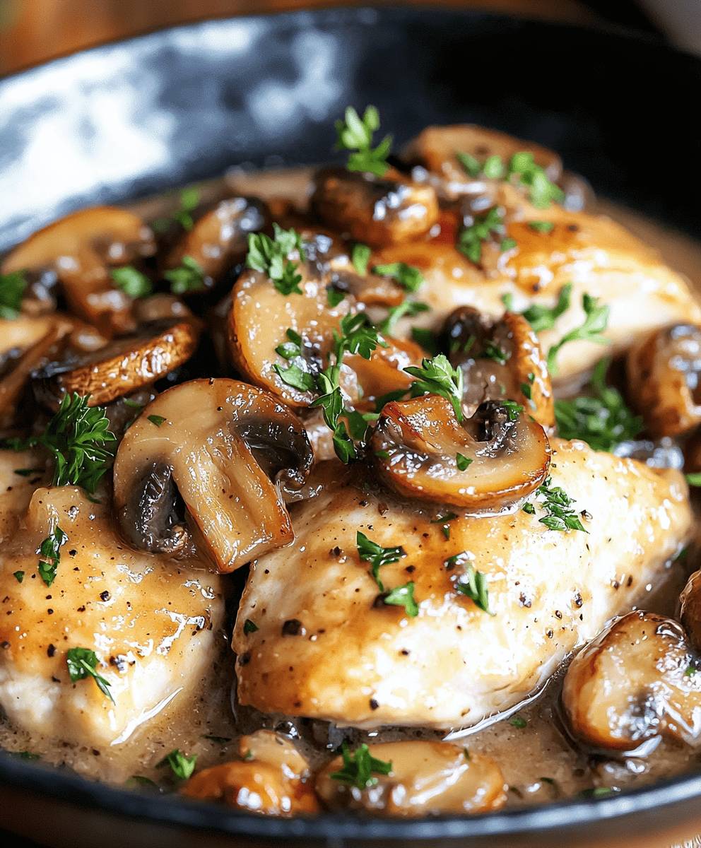 Chicken Marsala Mushrooms