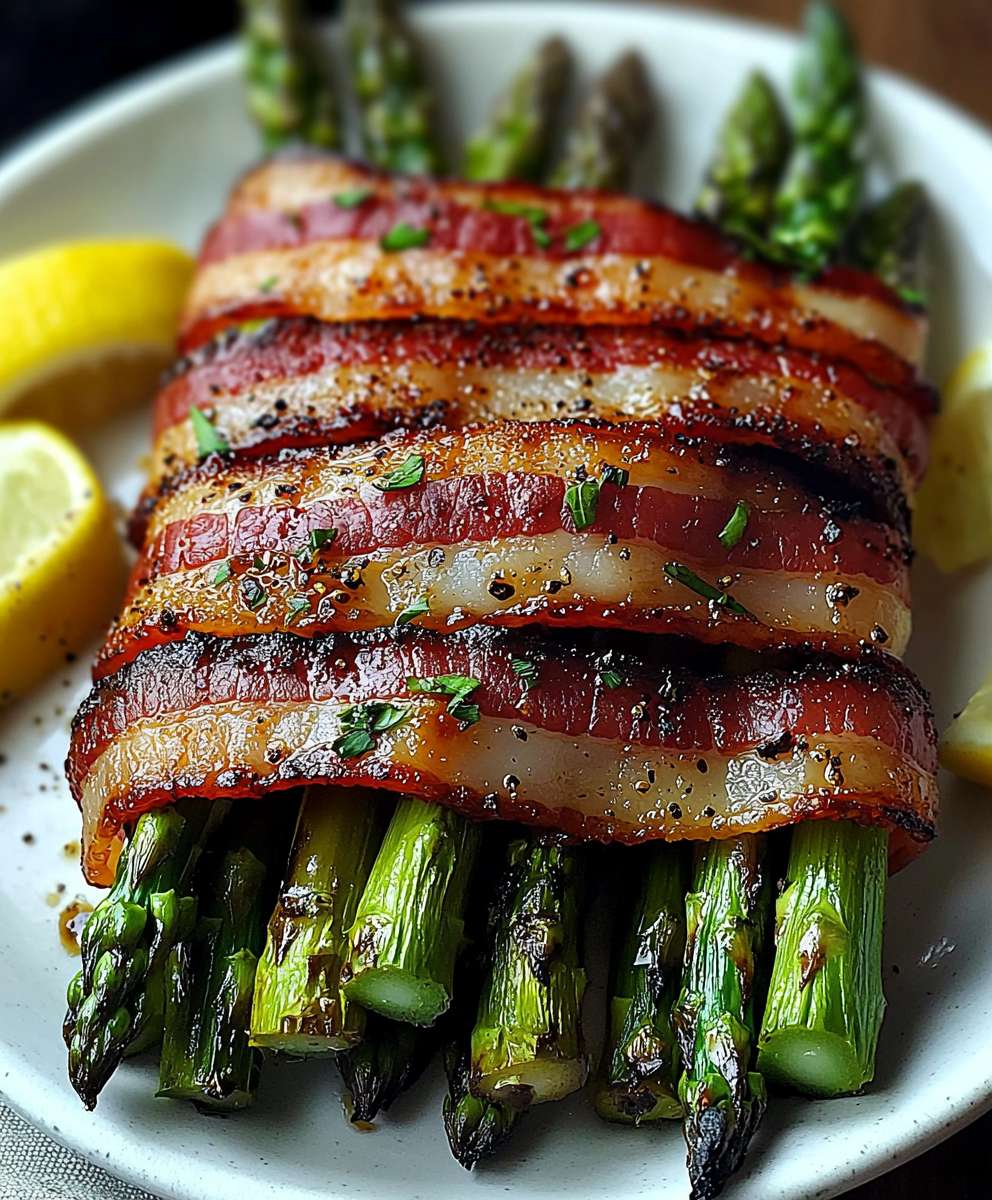 Bacon Wrapped Grilled Asparagus