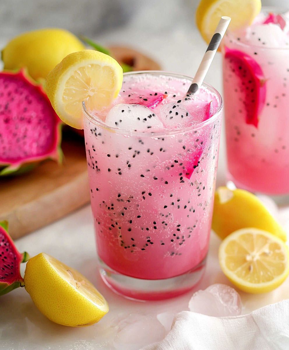Dragon Fruit Lemonade
