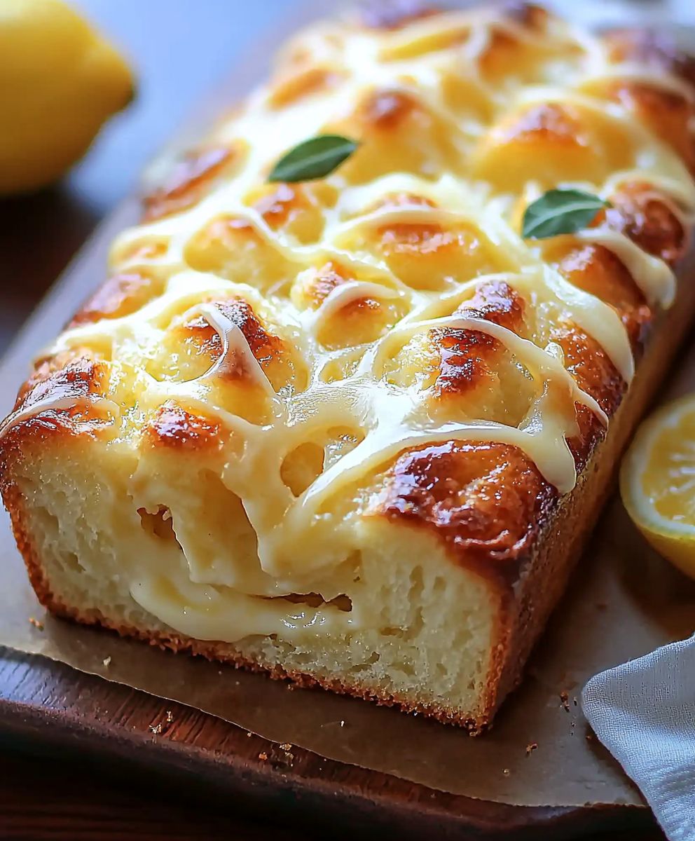 Lemon Cream Cheese Bread