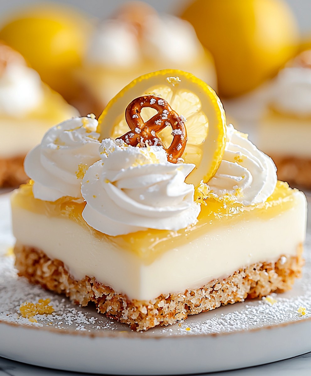 Lemon Pretzel Dessert