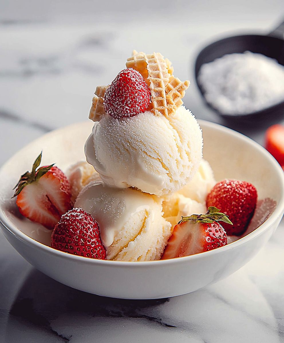 Vanilla ice cream homemade