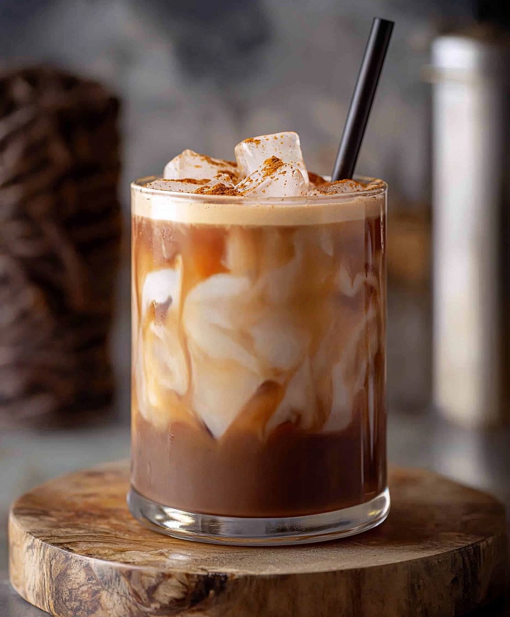 Iced mocha coffee