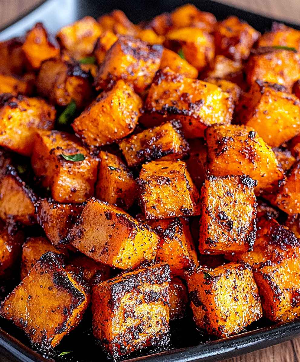 Roasted Sweet Potatoes Crispy