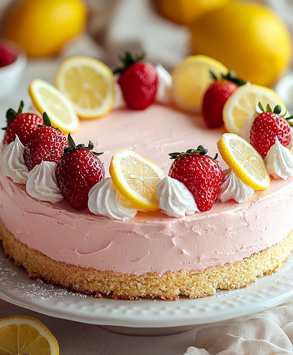 Strawberry Lemon Cake