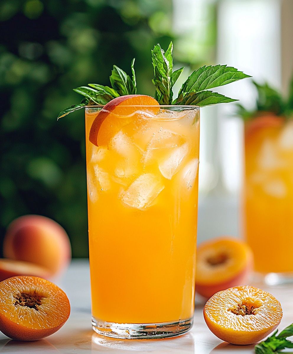 Apricot Lemonade Iced Tea