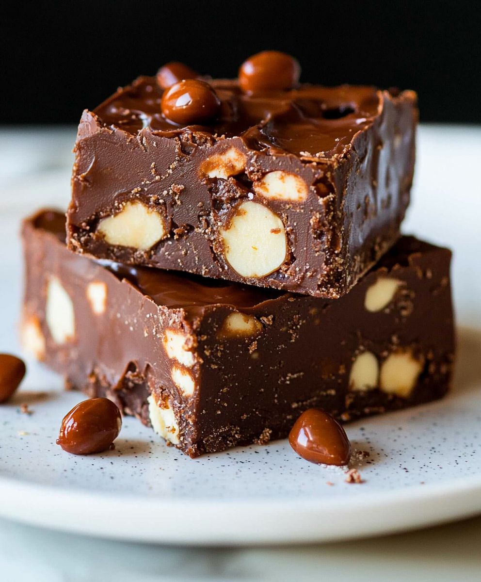 Nutella fudge dessert