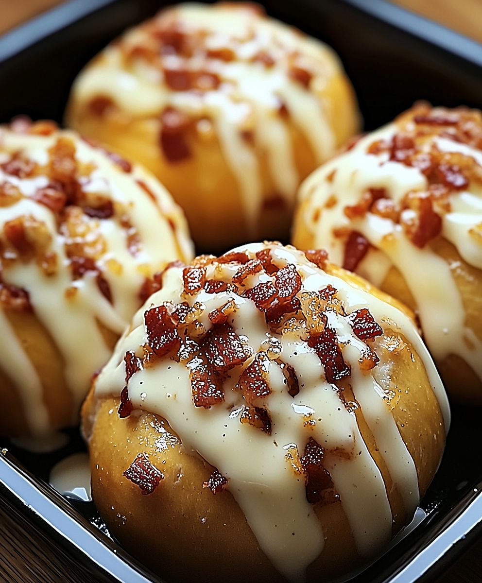 Buffalo Bacon Pretzel Bombs