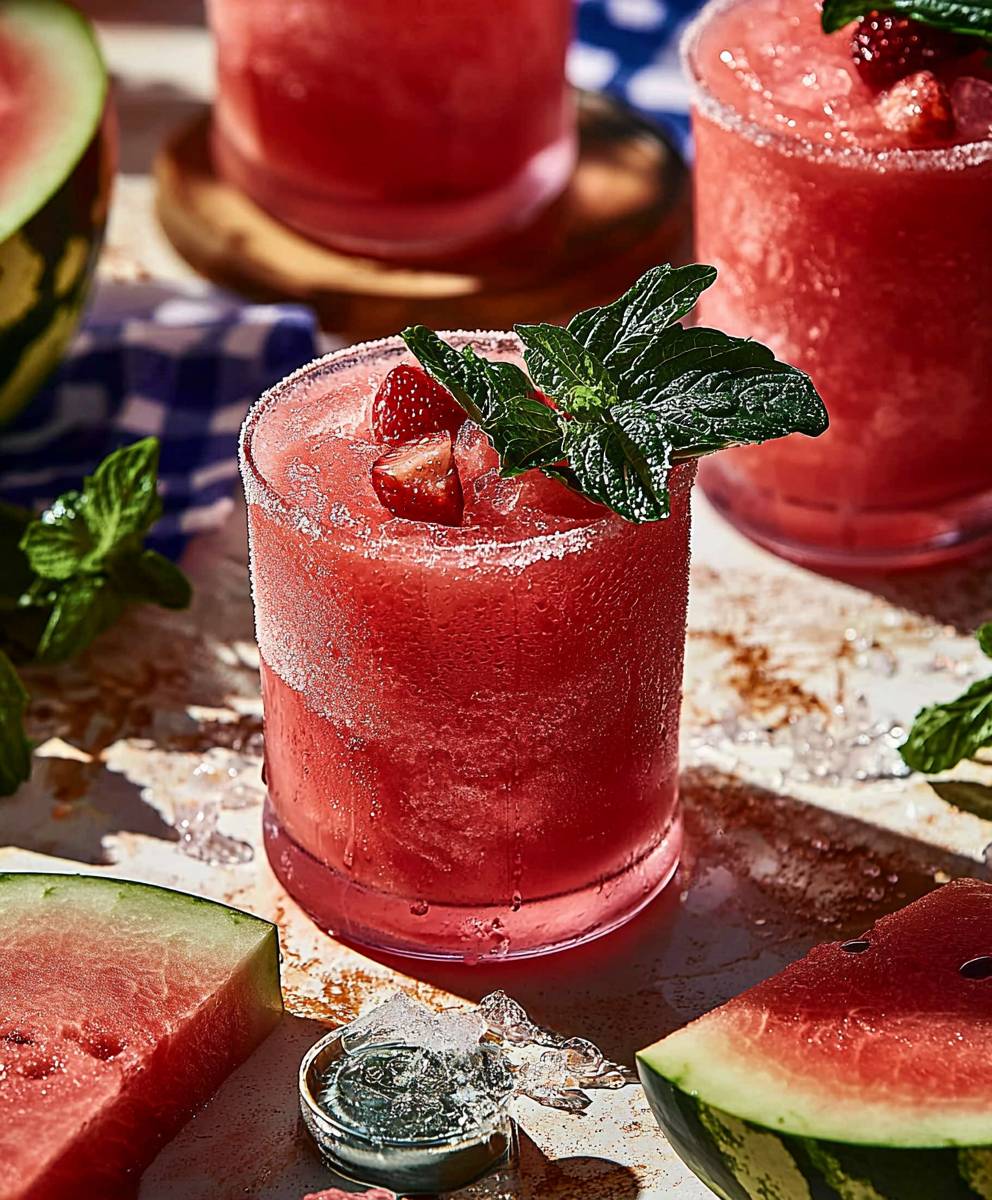 Watermelon Frosé No Sugar