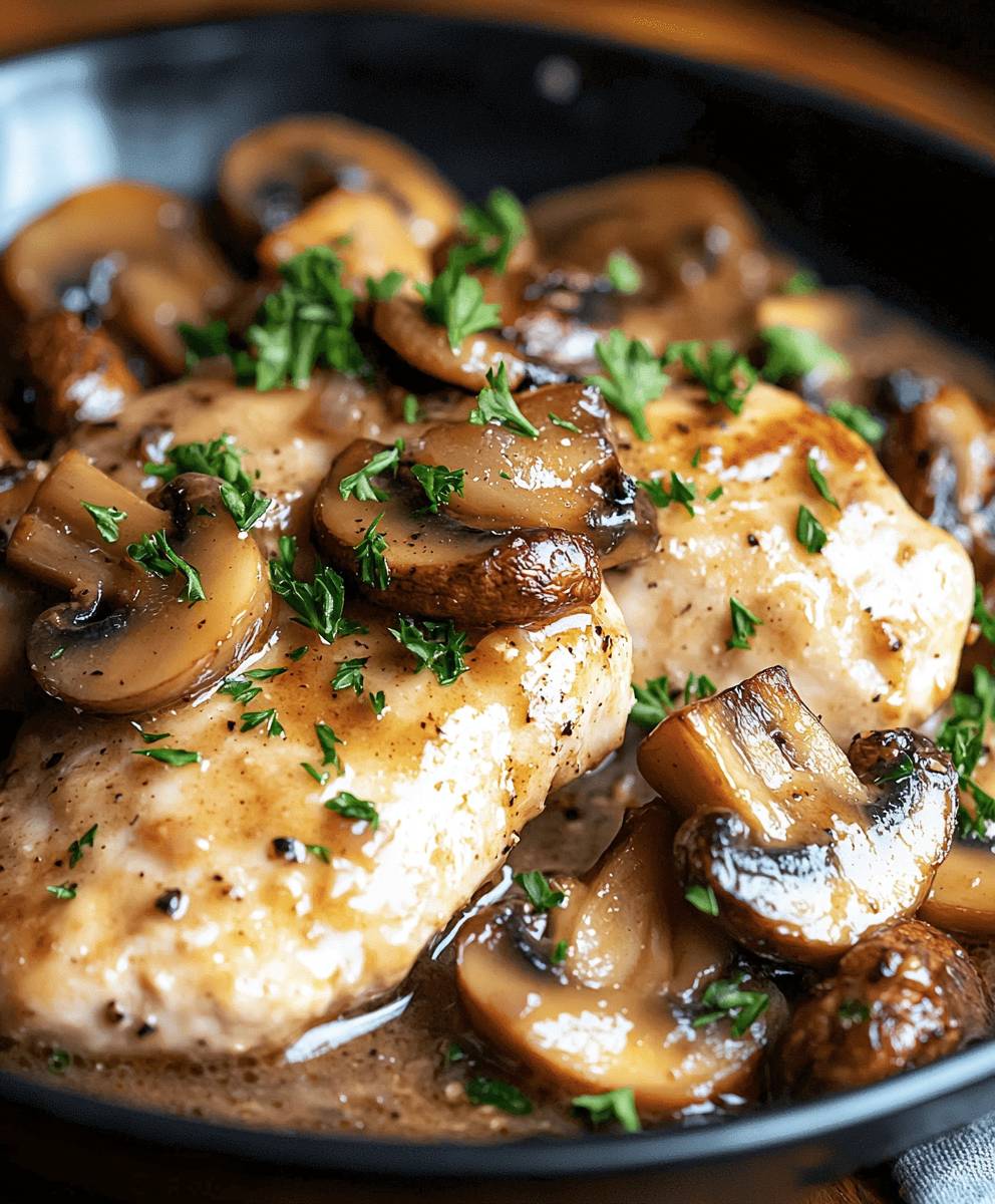 Chicken Marsala Mushrooms