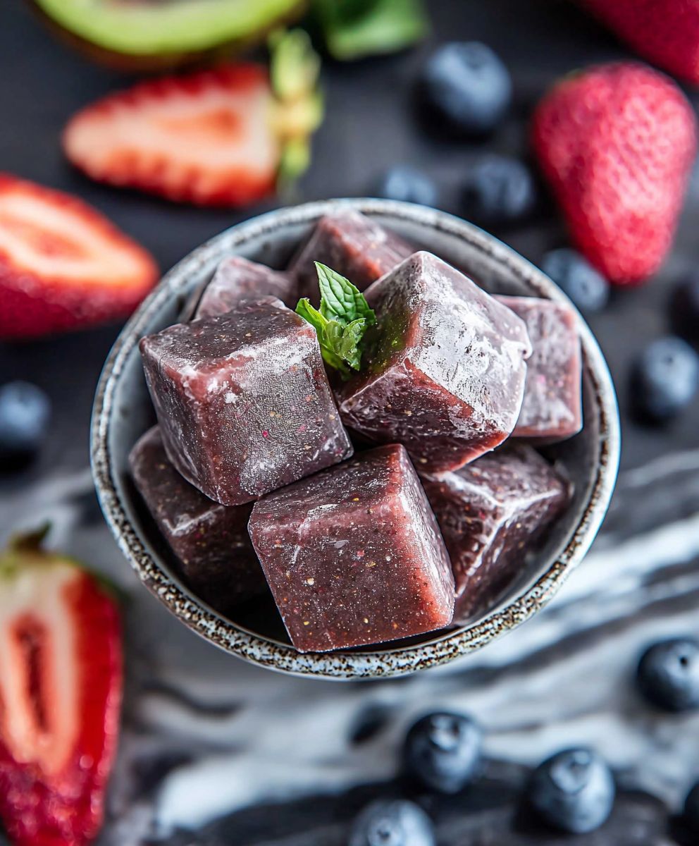 Superfood smoothie cubes