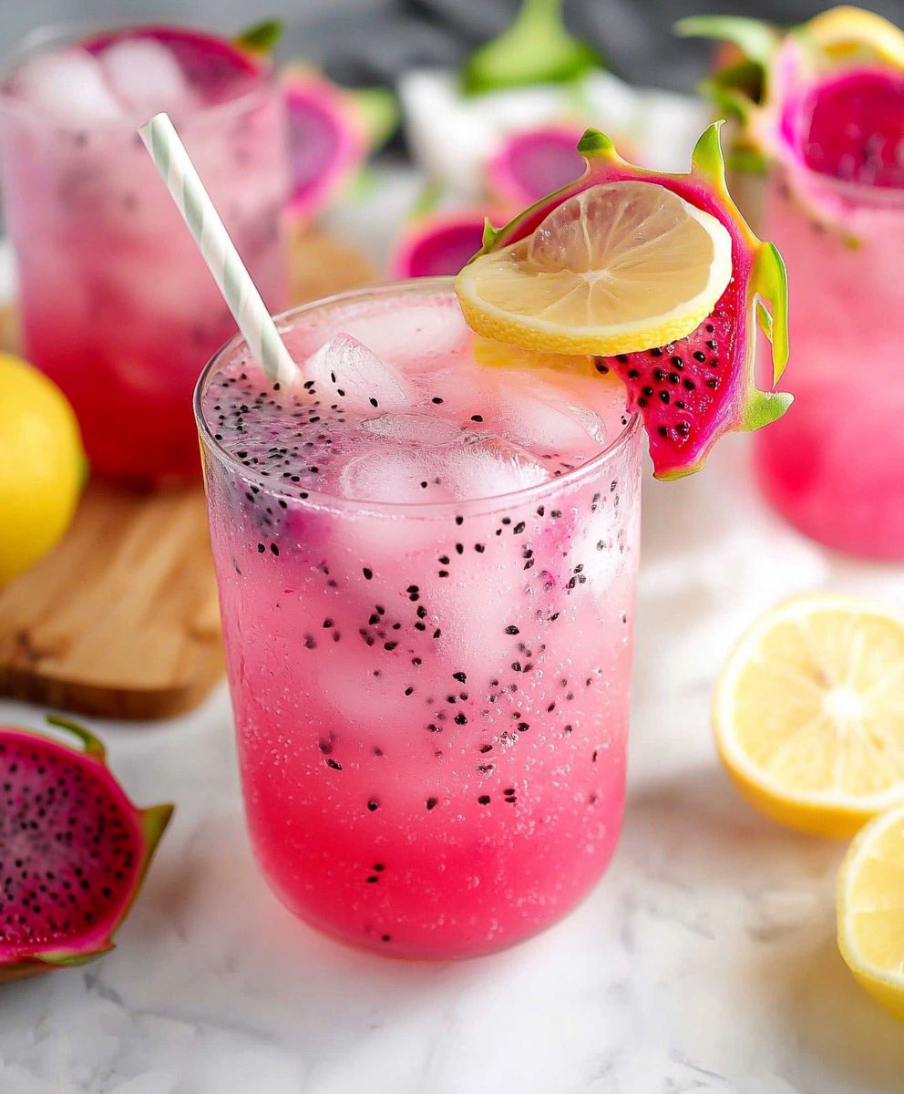 Dragon Fruit Lemonade