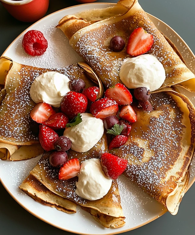 Crepes cooking guide