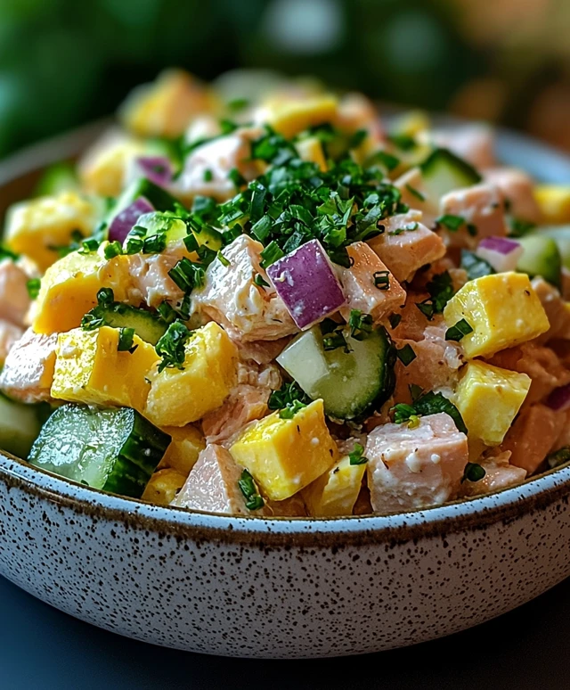 Cream Tuna Egg Salad