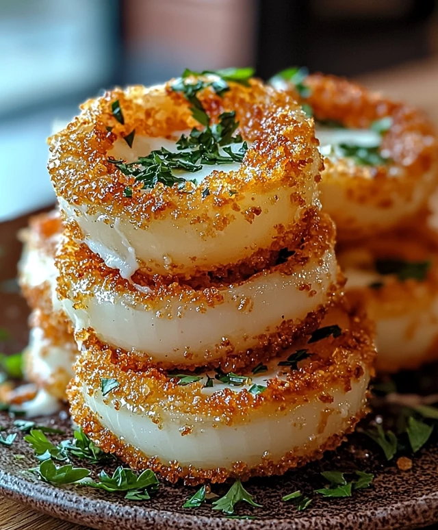 Onions and mozzarella dish