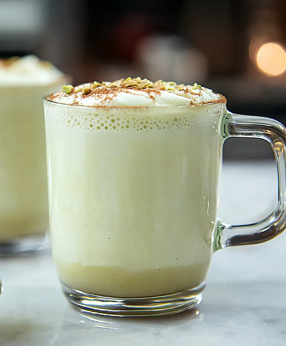 Pistachio White Hot Chocolate