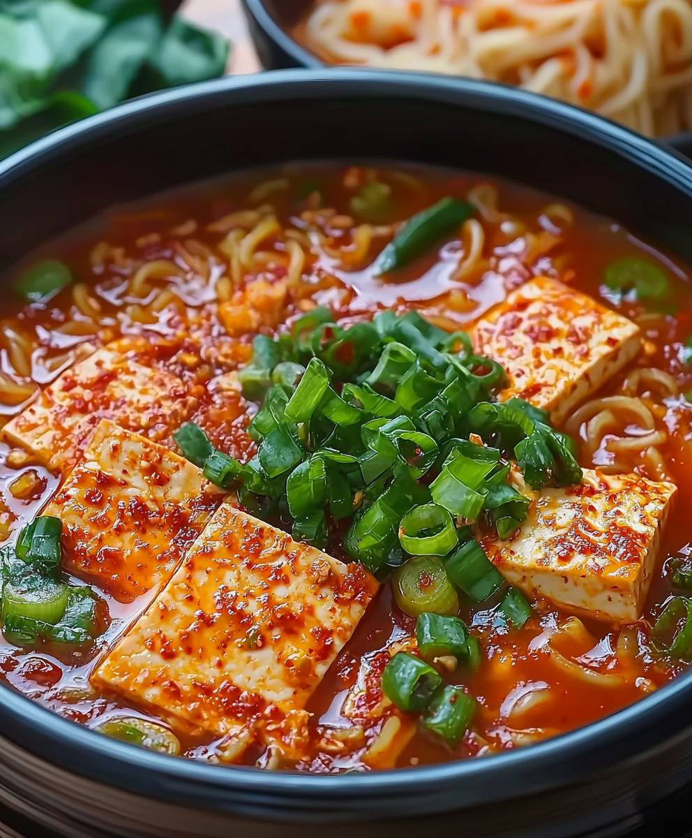 Korean Spicy Tofu Soup