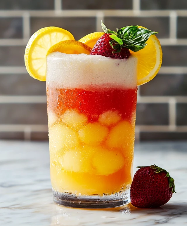 Layered Ombre Lemonade