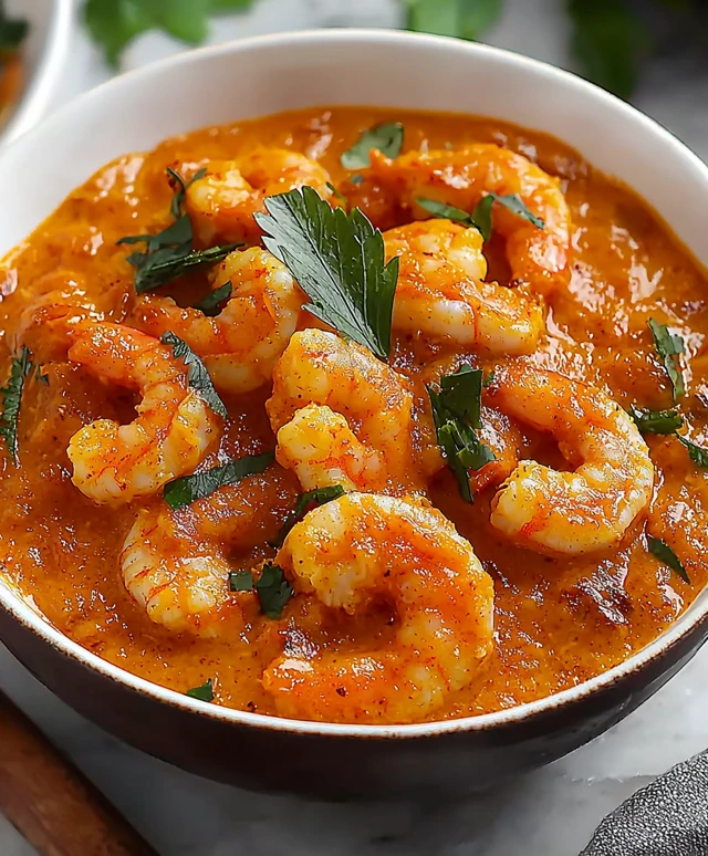 Coconut Prawn Curry Dish