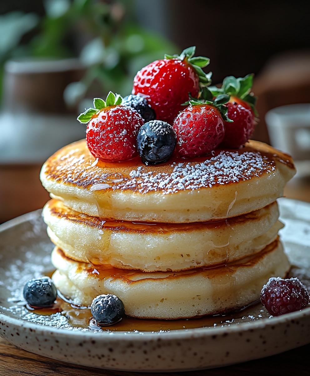 Japanese Soufflé Pancakes