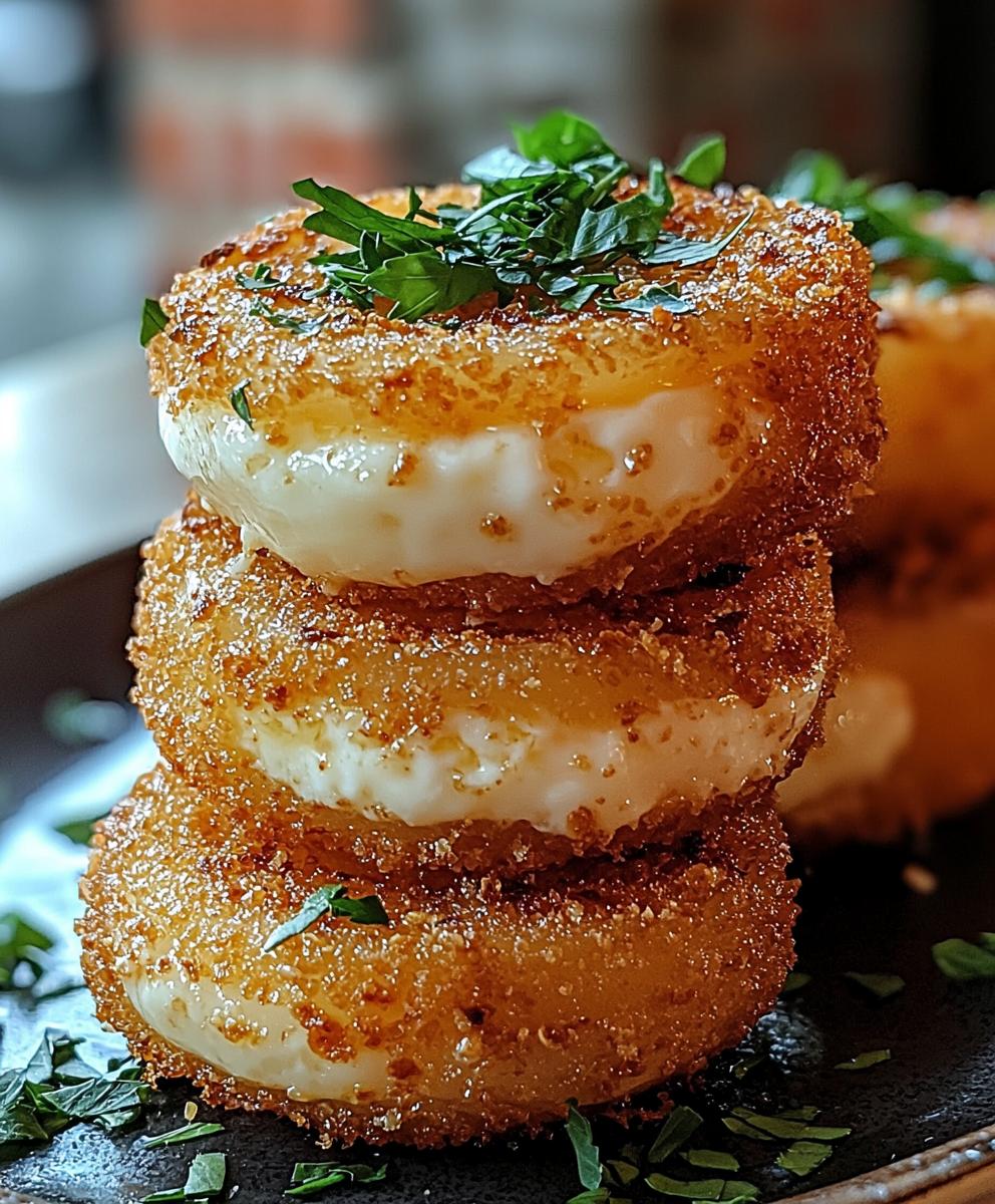 Onions with Mozzarella Dish