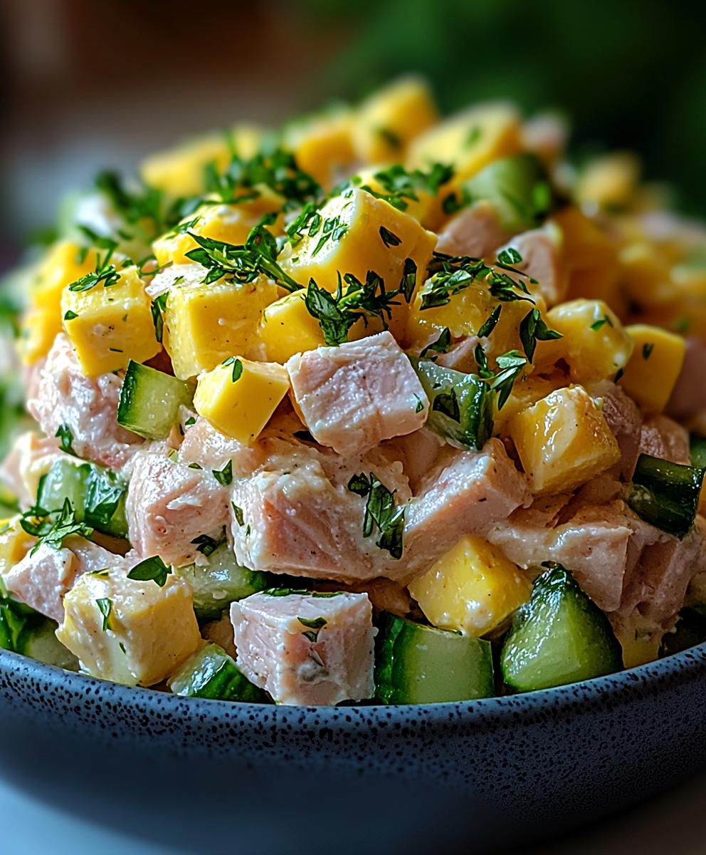 Creamy tuna egg salad
