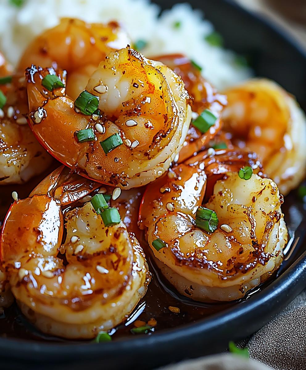 Garlic Honey Shrimp