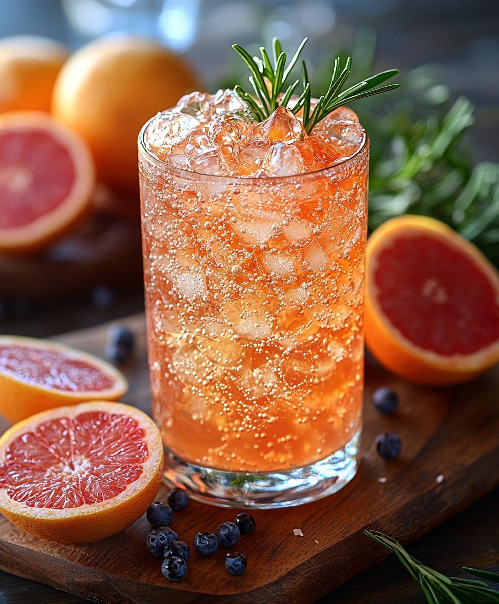 Grapefruit Soda Drink